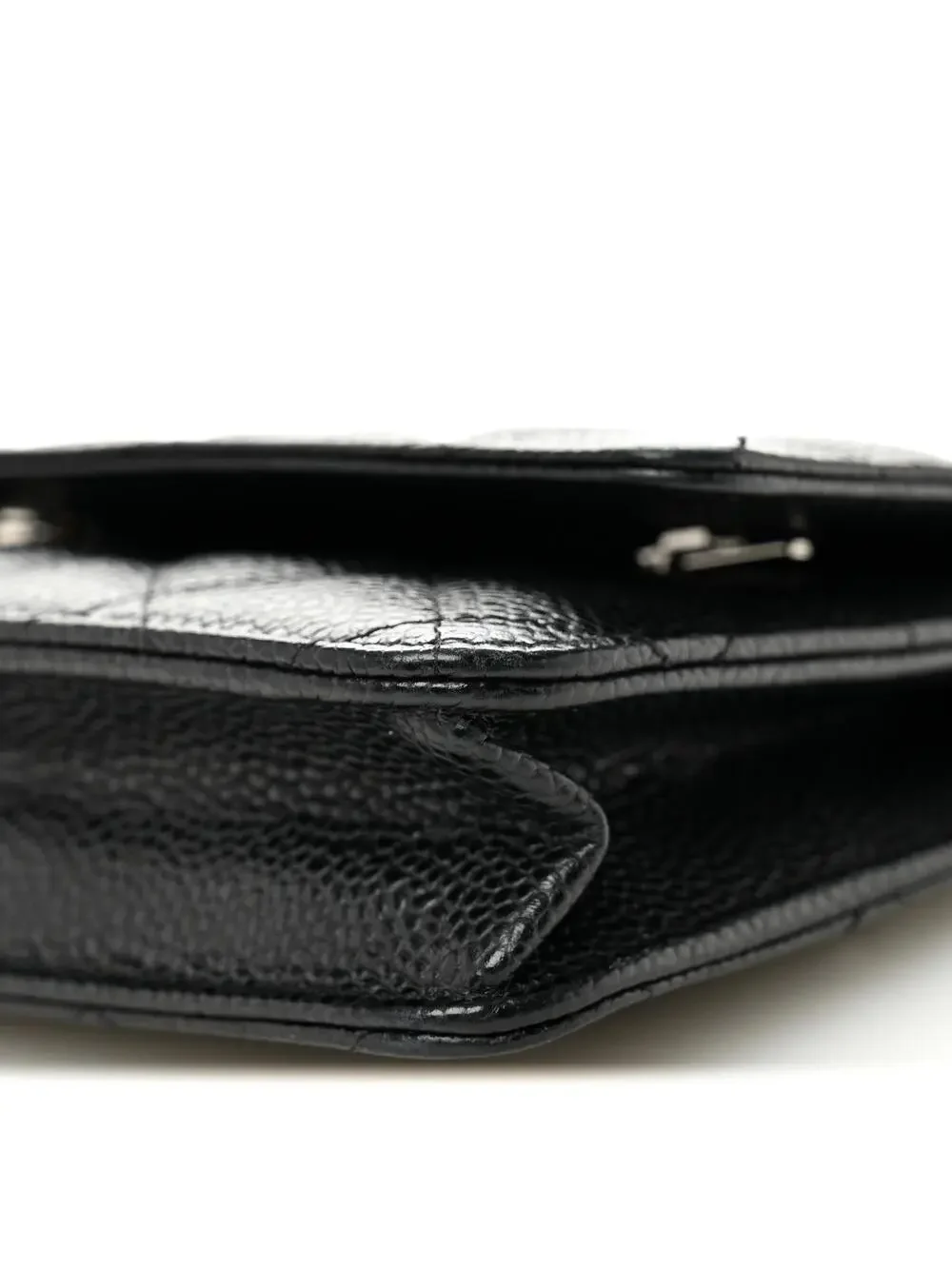 Chanel Caviar Quilted Wallet On Chain #339687C29B